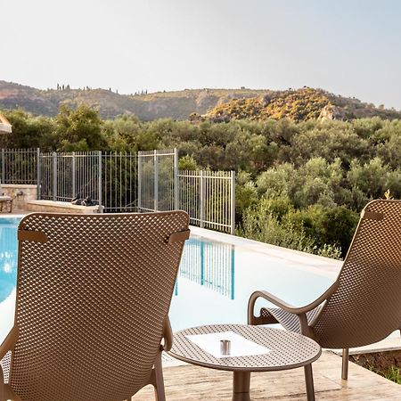 Olympia Zervea Studios With Pool - Apartment Кардамили Екстериор снимка