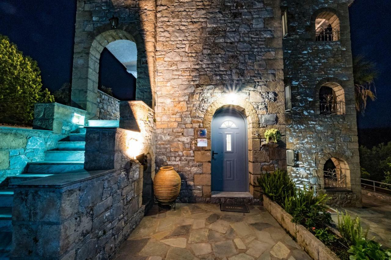 Olympia Zervea Studios With Pool - Apartment Кардамили Екстериор снимка